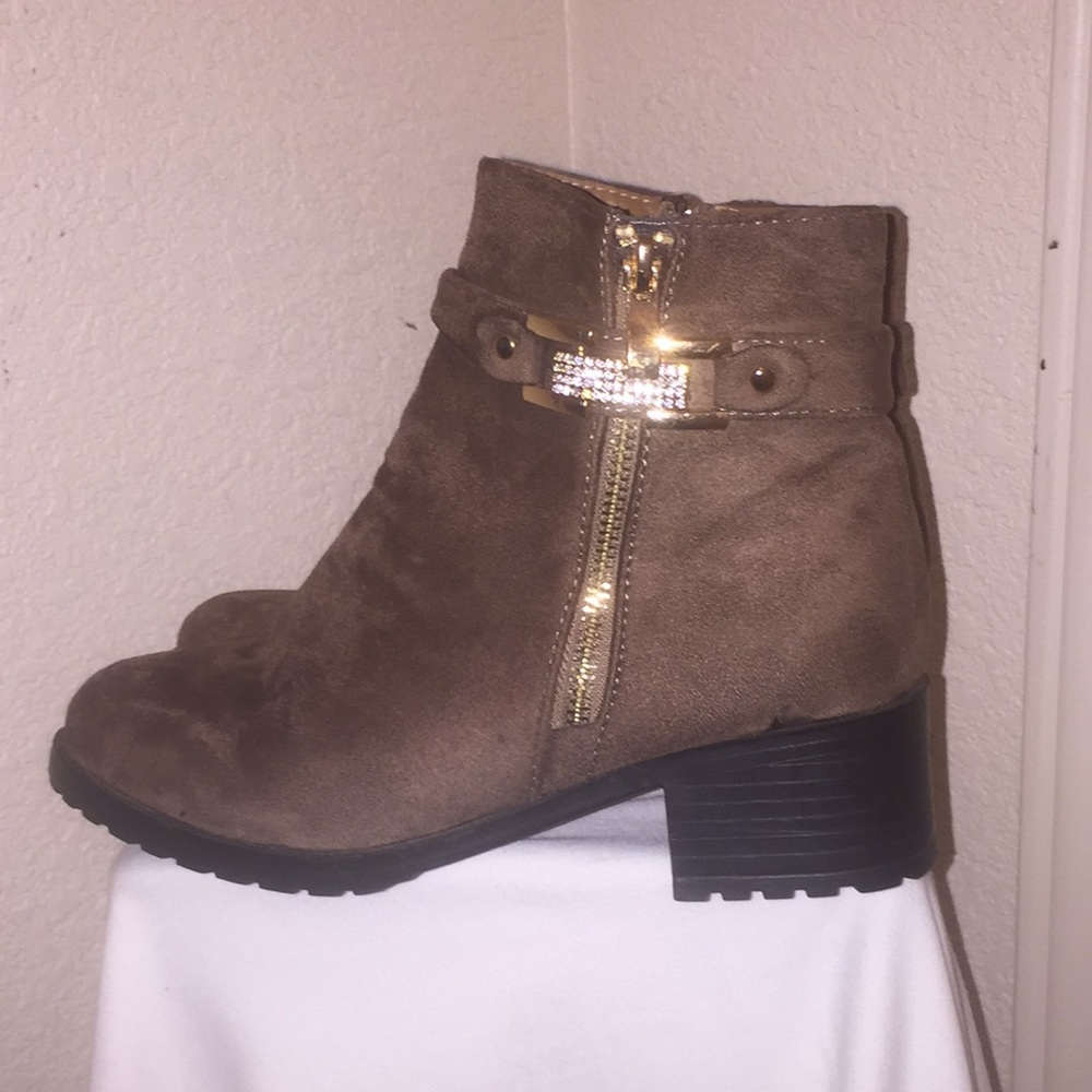 Lucita Faux Suede Booties